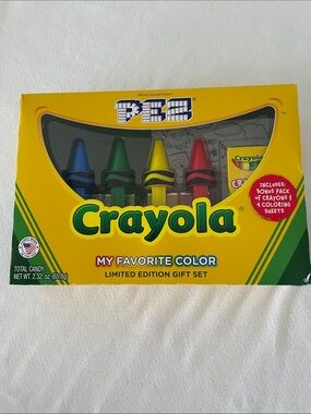 Crayola Crayon Gift Set - Blue, Green, Yellow, Red